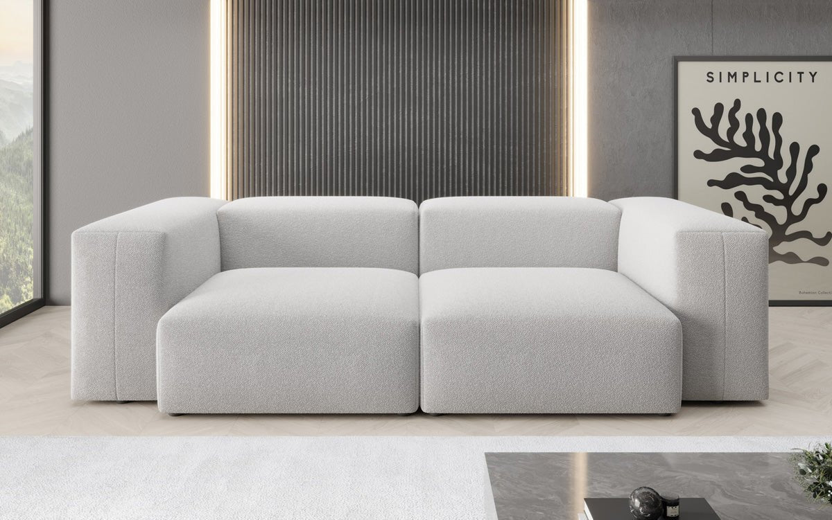 Designer 2 Sitzer Sofa Snug in Bouclé