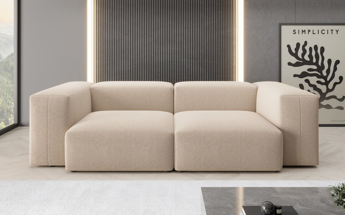 Designer 2 Sitzer Sofa Snug in Bouclé