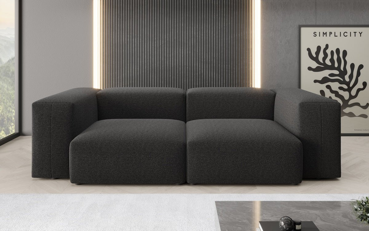 Designer 2 Sitzer Sofa Snug in Bouclé