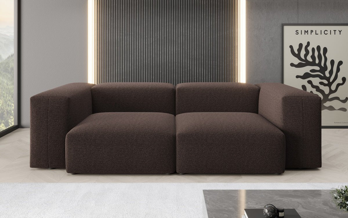 Designer 2 Sitzer Sofa Snug in Bouclé
