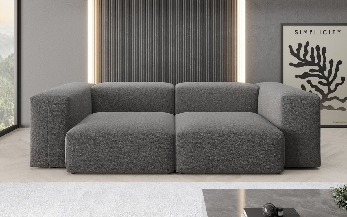 Designer 2 Sitzer Sofa Snug in Bouclé