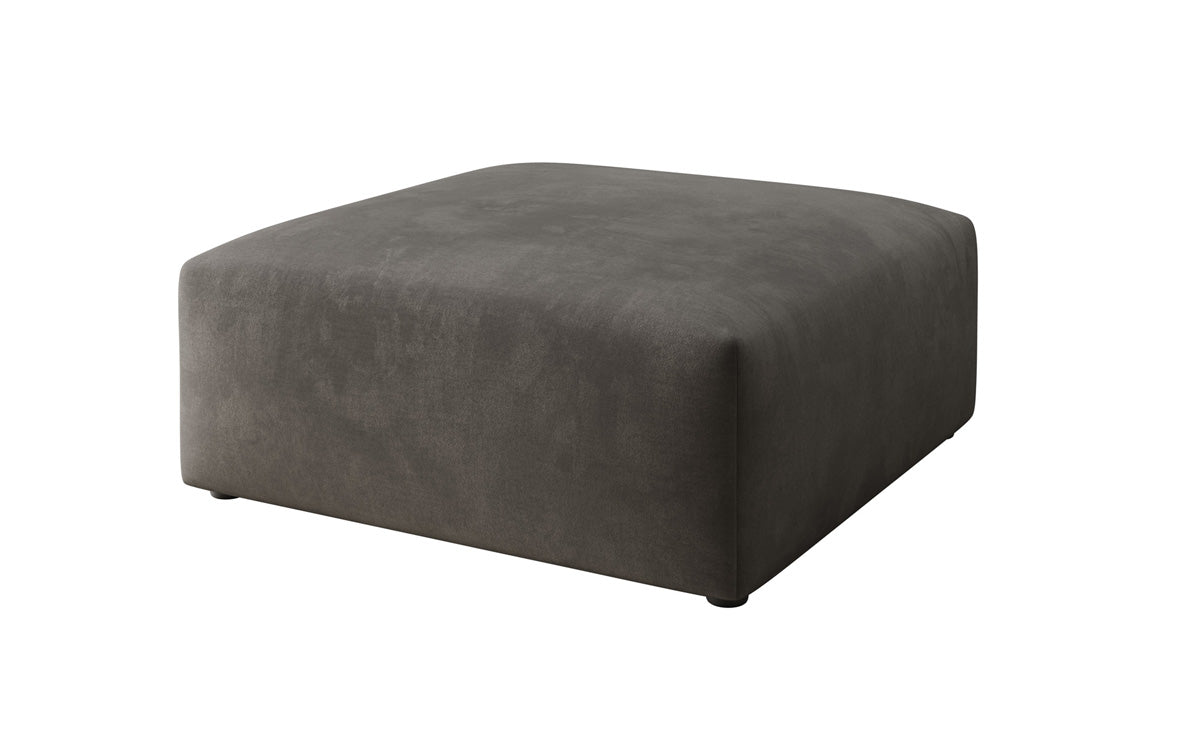 Beistellhocker 80 cm Snug aus Samt