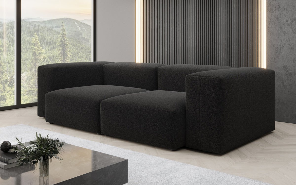 Designer 2 Sitzer Sofa Snug in Bouclé