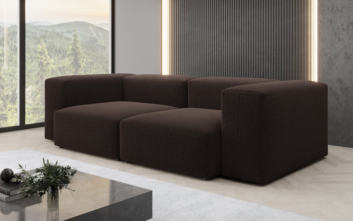 Designer 2 Sitzer Sofa Snug in Bouclé