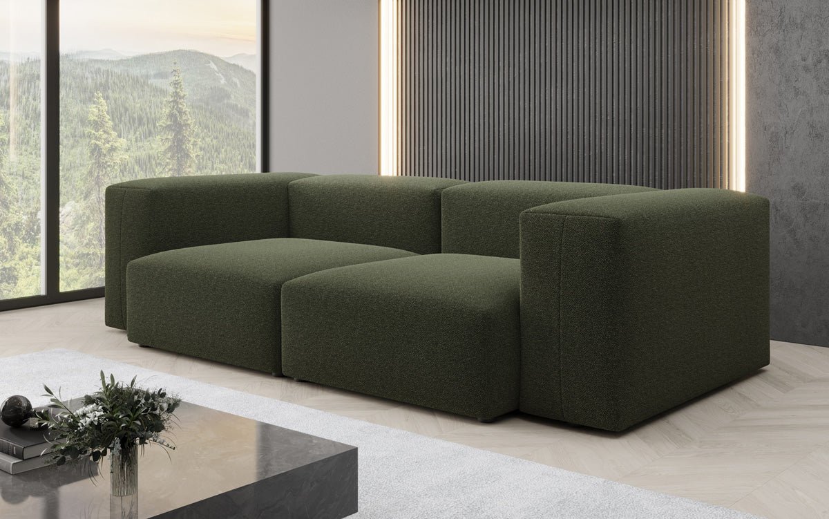 Designer 2 Sitzer Sofa Snug in Bouclé