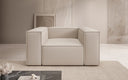 Designer Sofa-Sessel Lesley in Stoff