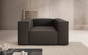 Designer Sofa-Sessel Lesley in Stoff