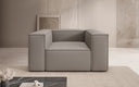 Designer Sofa-Sessel Lesley in Stoff