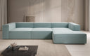 Designer Ecksofa Lesley in Strukturstoff