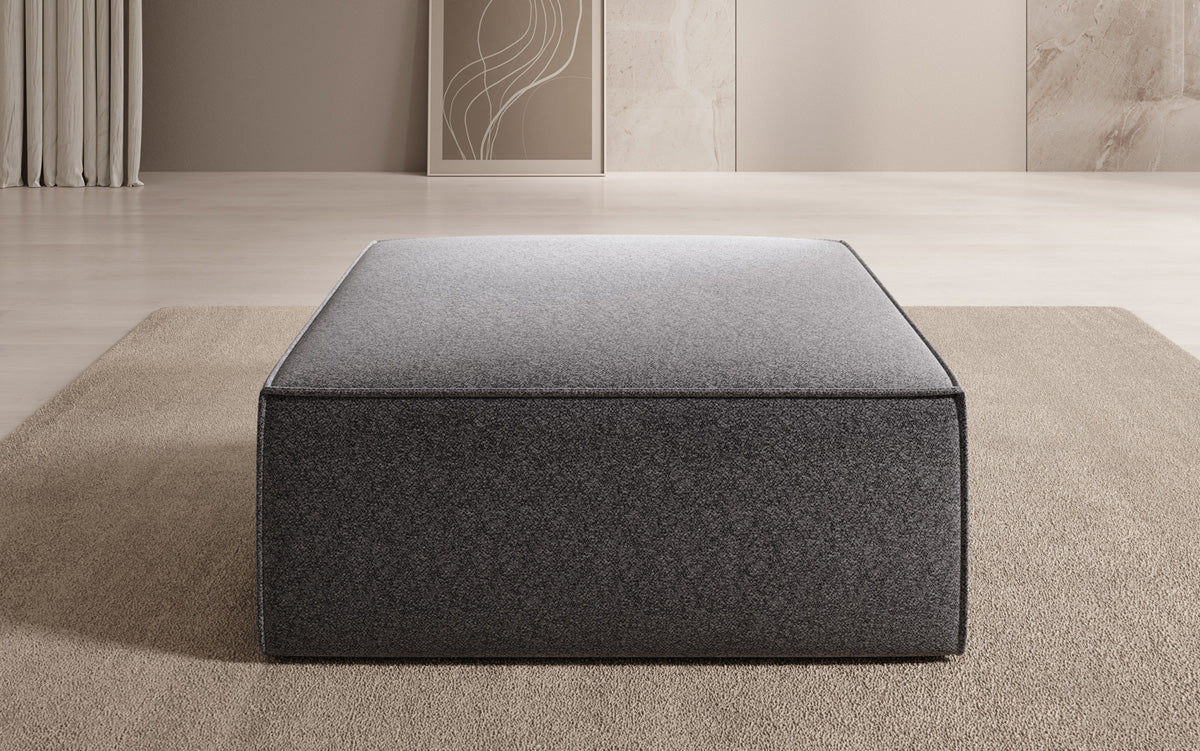 Beistellhocker Lesley in Strukturstoff