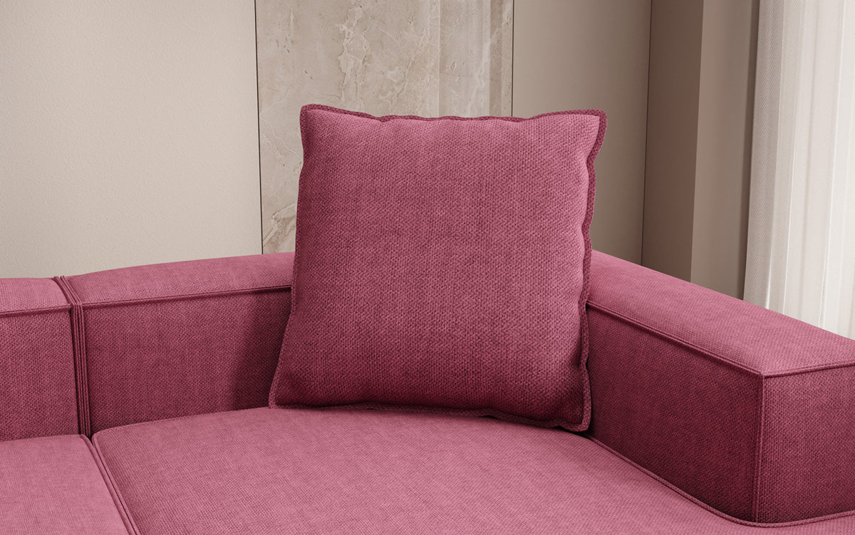 Zierkissen Lesley 60x60 in Leinen-Optik