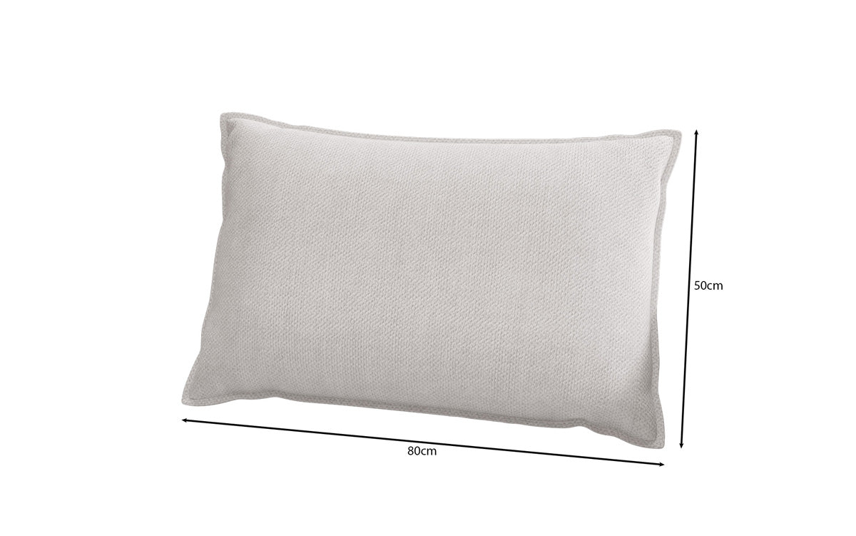 Zierkissen Lesley 45x80 in Leinen-Optik