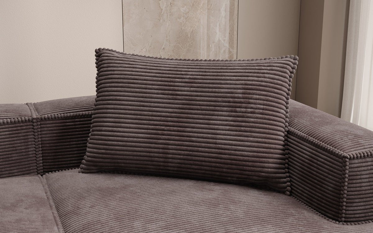 Zierkissen Lesley 45x80 en Côtelé