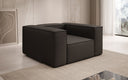 Designer Sofa-Sessel Lesley in Stoff