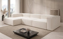 Designer Ecksofa Lesley in Strukturstoff