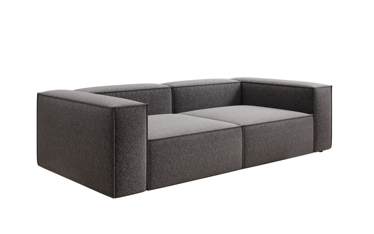 Designer Sofa Lesley 3 Sitzer in Strukturstoff