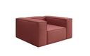Designer Sofa-Sessel Lesley in Stoff