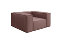 Designer Sofa-Sessel Lesley in Stoff