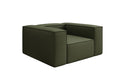 Designer Sofa-Sessel Lesley in Stoff