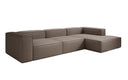 Designer Ecksofa Lesley in Echtleder