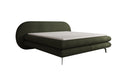 Boxspringbett Marisol mit ovalem Headboard in Bouclé
