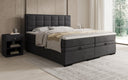Boxspringbett Alessia mit Stauraum in Samt