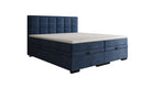 Boxspringbett Alessia mit Stauraum in Samt
