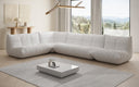 Designer Ecksofa Wohnlandschaft Calmo in Teddy Bouclé