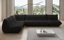 Designer Ecksofa Wohnlandschaft Calmo in Teddy Bouclé