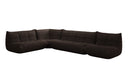 Designer Ecksofa Wohnlandschaft Calmo in Teddy Bouclé