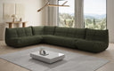 Designer Ecksofa Wohnlandschaft Calmo in Teddy Bouclé