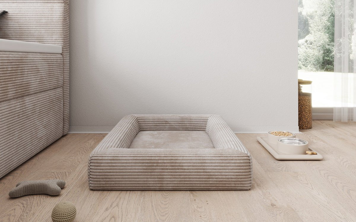 Hundebett Cordino 80 × 60 cm in Cord