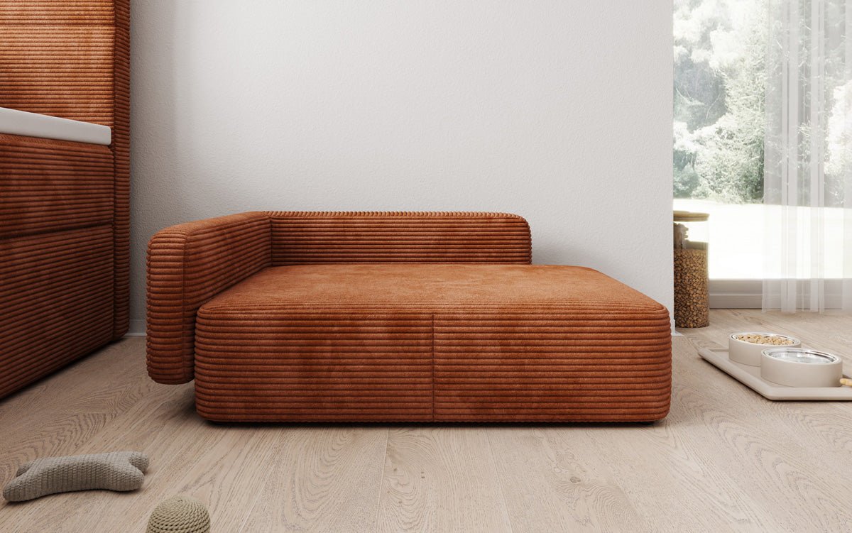 Hundebett BelloCouch 80 × 60 cm in Cord