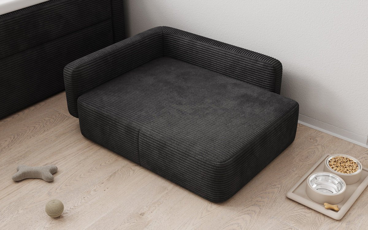 Hundebett BelloCouch 80 × 60 cm in Cord