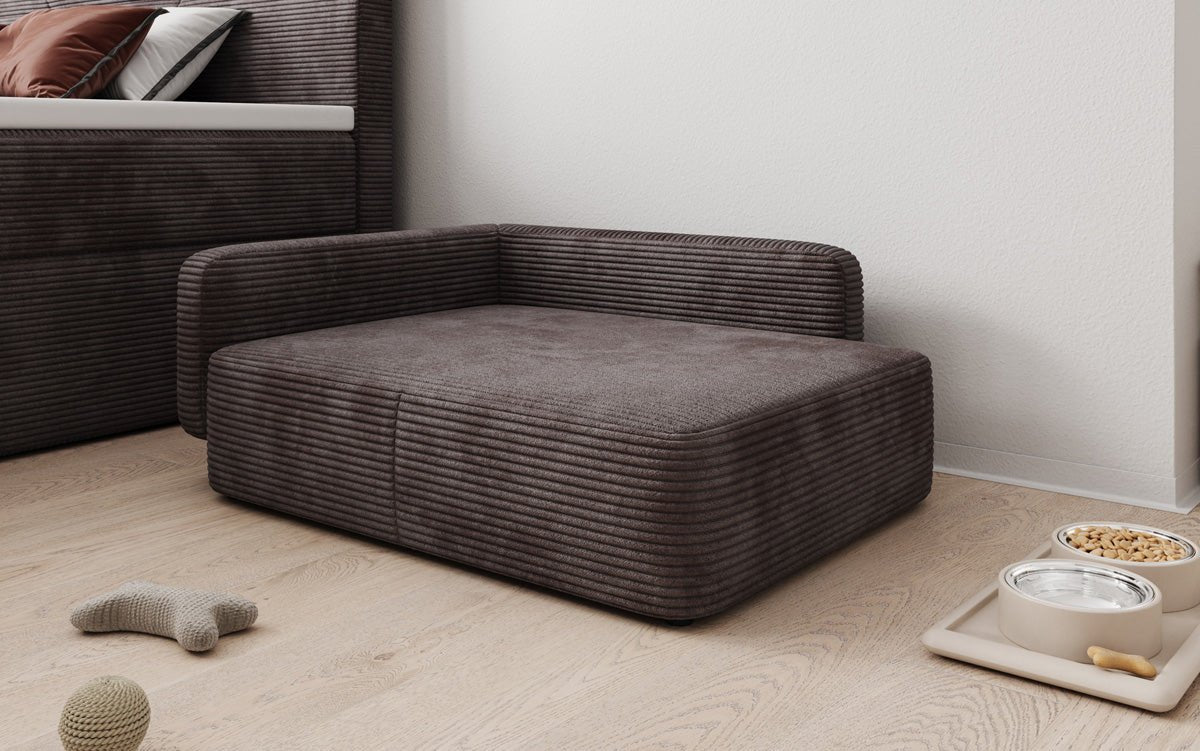 Hundebett BelloCouch 80 × 60 cm in Cord