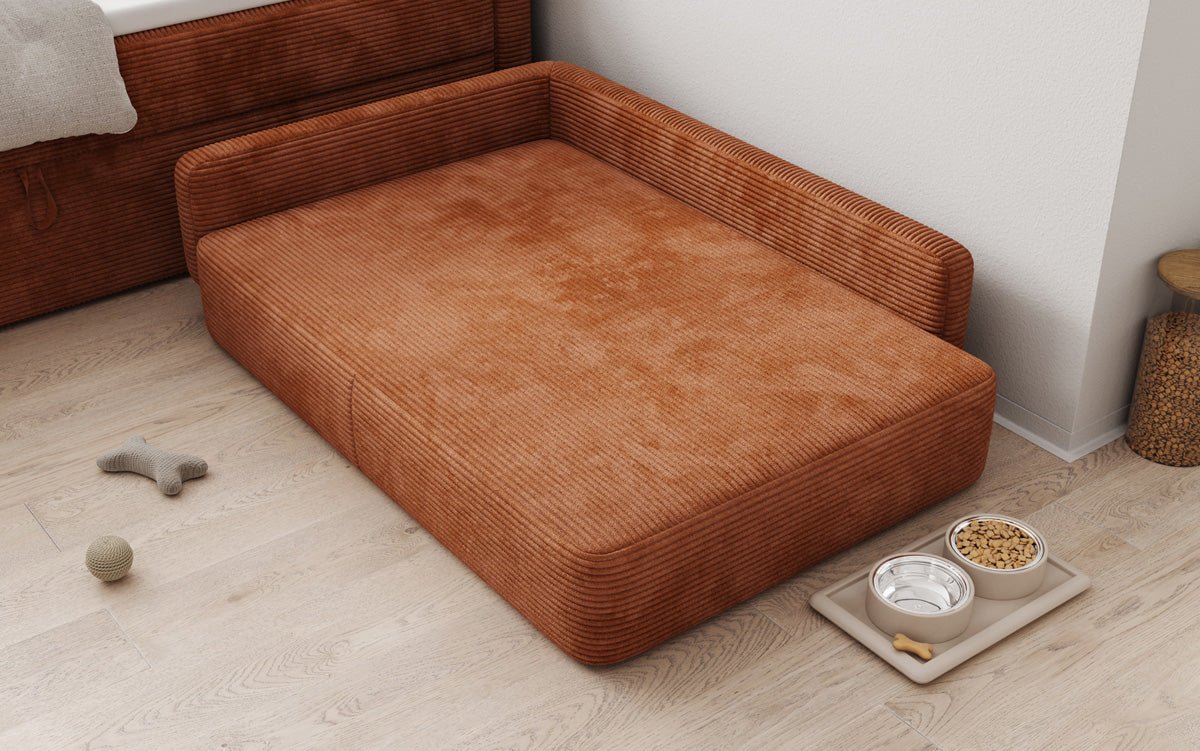 Hundebett BelloCouch 100 × 120 cm in Cord