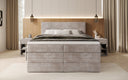 Boxspringbett Noren mit Stauraum in Cord