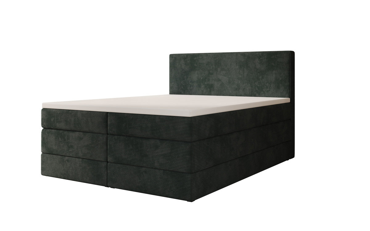 Boxspringbett Noren mit Stauraum in Cord