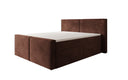 Boxspringbett Ophelia II mit Schubladen in Samt
