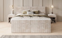 Boxspringbett Ophelia mit Schubladen in Cord