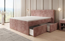 Boxspringbett Ophelia mit Schubladen in Cord