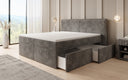Boxspringbett Ophelia mit Schubladen in Cord