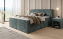 Boxspringbett Ophelia mit Schubladen in Cord
