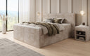 Boxspringbett Ophelia mit Schubladen in Cord