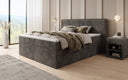 Boxspringbett Ophelia mit Schubladen in Cord