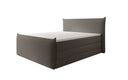 Boxspringbett Liana II mit hochklappbarem Stauraum in Teddy Bouclé