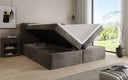 Boxspringbett Cozy II in Cord mit Stauraum
