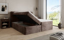 Boxspringbett Cozy II in Cord mit Stauraum