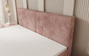 Boxspringbett Elara mit Schwebeoptik in Cord