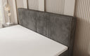 Boxspringbett Elara mit Schwebeoptik in Cord